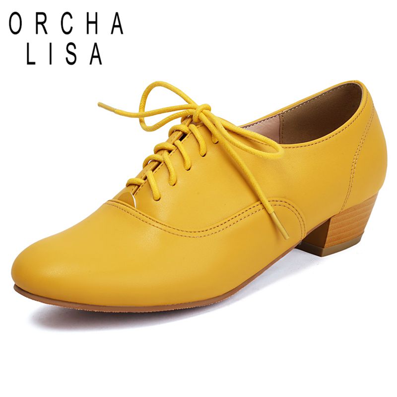 Women'S Shoes Extended Sizes - ORCHA LISA Vintage Daily Heeled Shoes