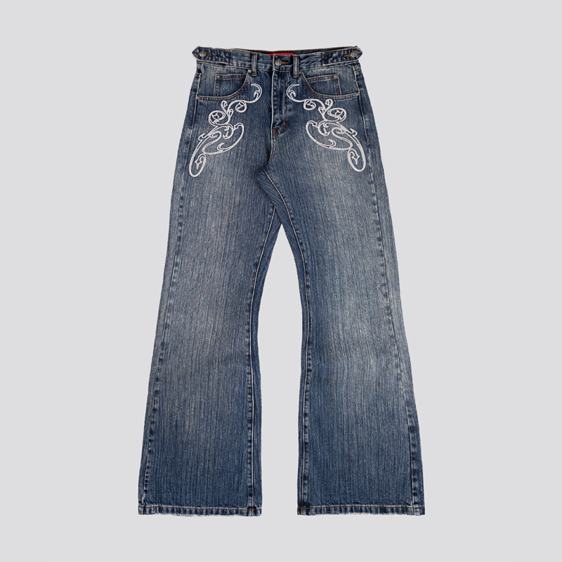 Y2k Blue Opening Bootcut Jeans - Women Shoes Jeans review and price