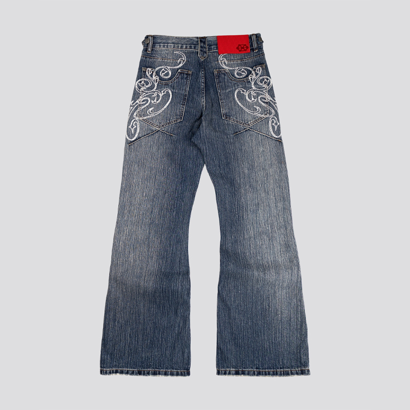 Y2k Blue Opening Bootcut Jeans - Women Shoes Jeans review and price