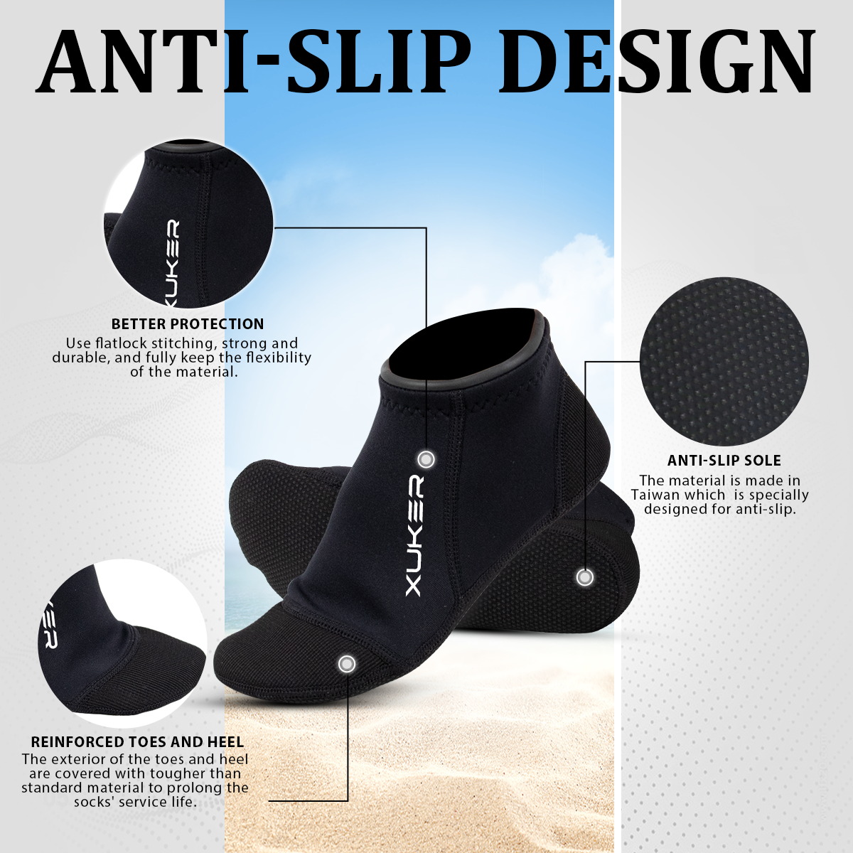 Men's Women's 3mm Neoprene Soc - Women'S Shoes Neuropathy review and price