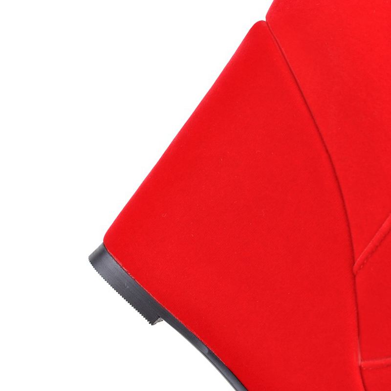 ORCHALISA Glam Red Ladies Ankl - Women'S Shoes Extended Sizes review and price