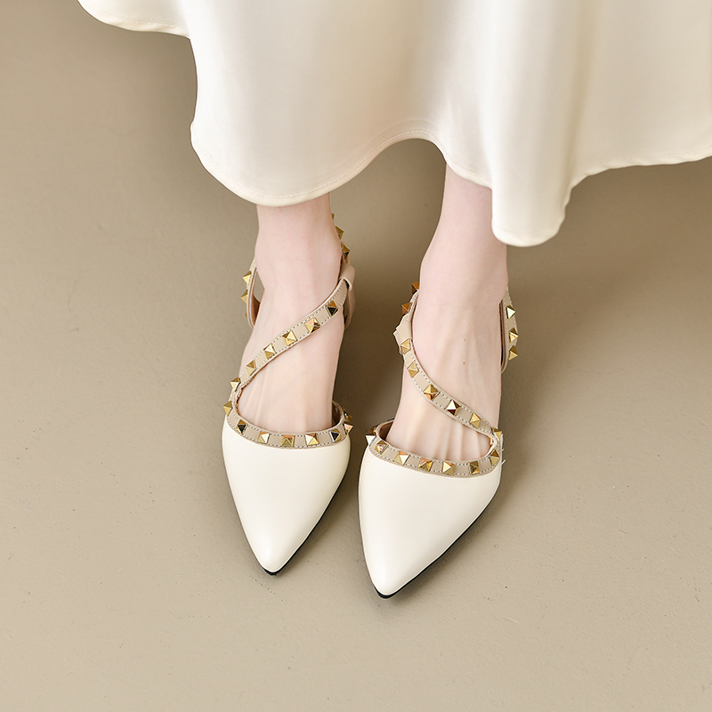 Women Shiny Back Buckle Strap  - Metallic Heel Sandal review and price