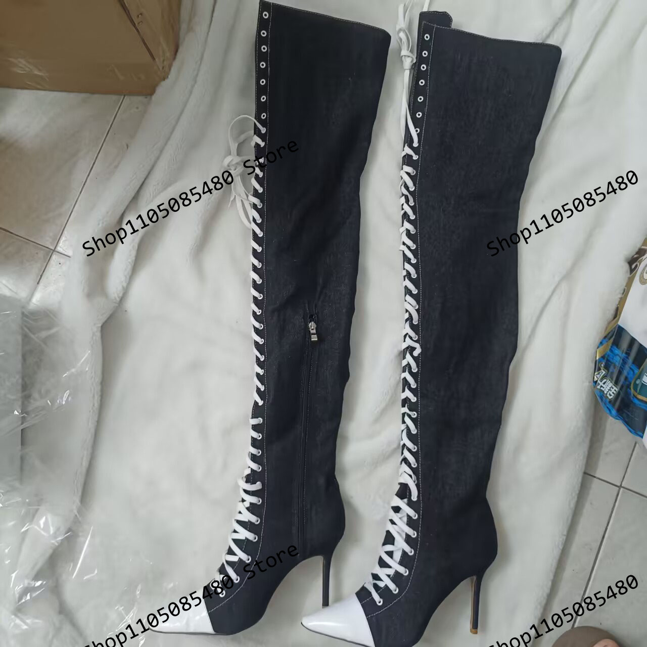 2025 New Women Pointed Toe Hig - Women Shoes Jeans review and price