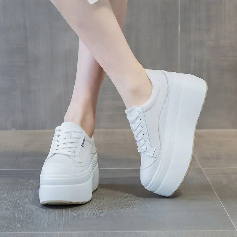8cm New Canvas Genuine Leather - Women'S Shoes Com review and price