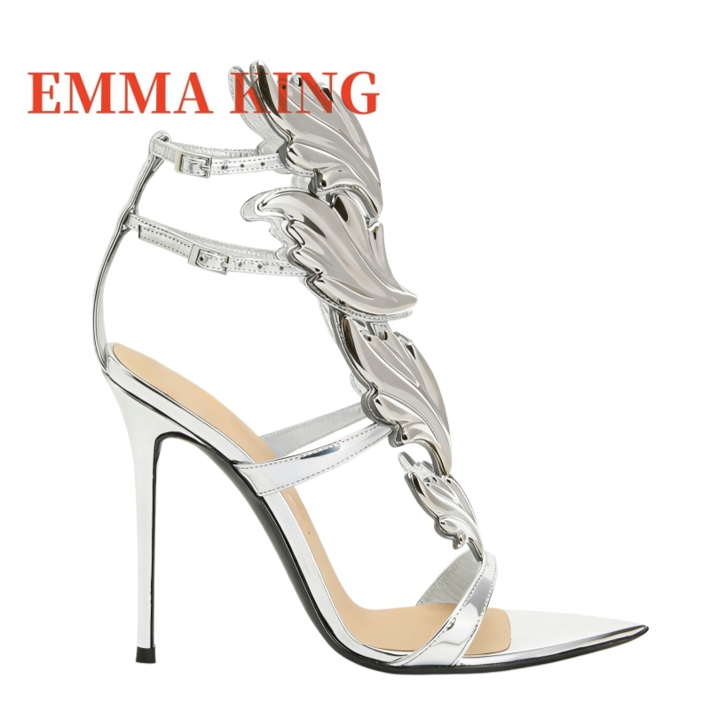 Women's Metallic Winged High H - Metallic Heel Sandal review and price