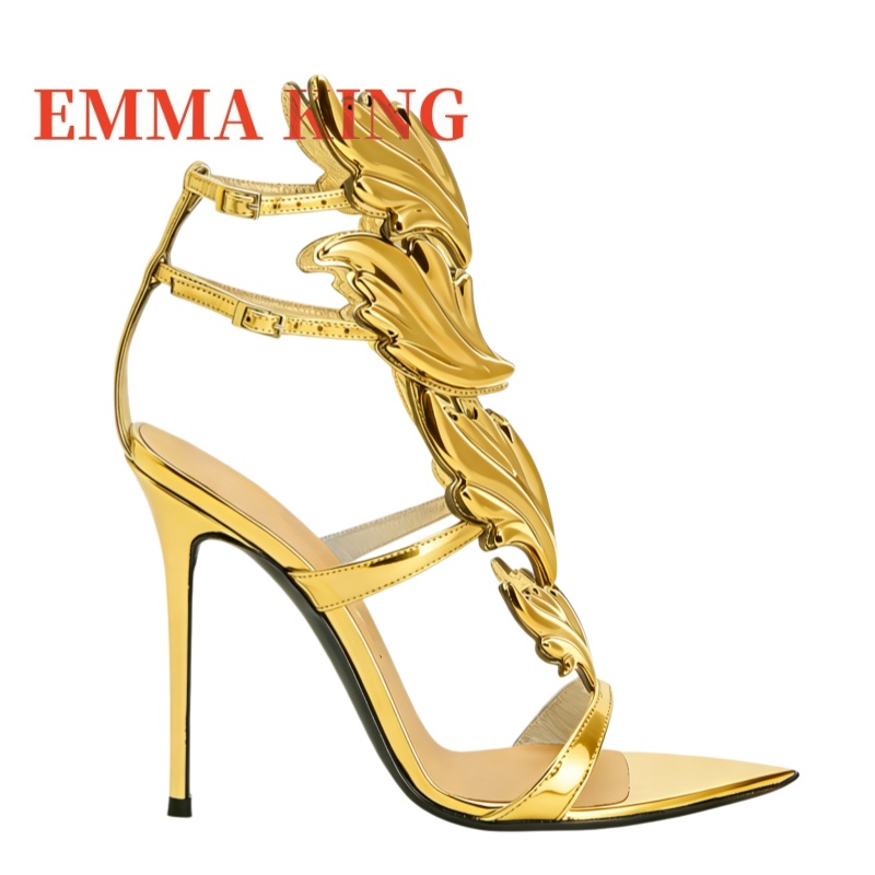 Women's Metallic Winged High H - Metallic Heel Sandal review and price