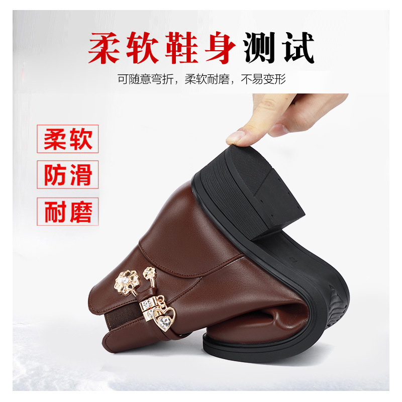 Women's Rhinestone Leather Boo - Women Shoes Jeans review and price