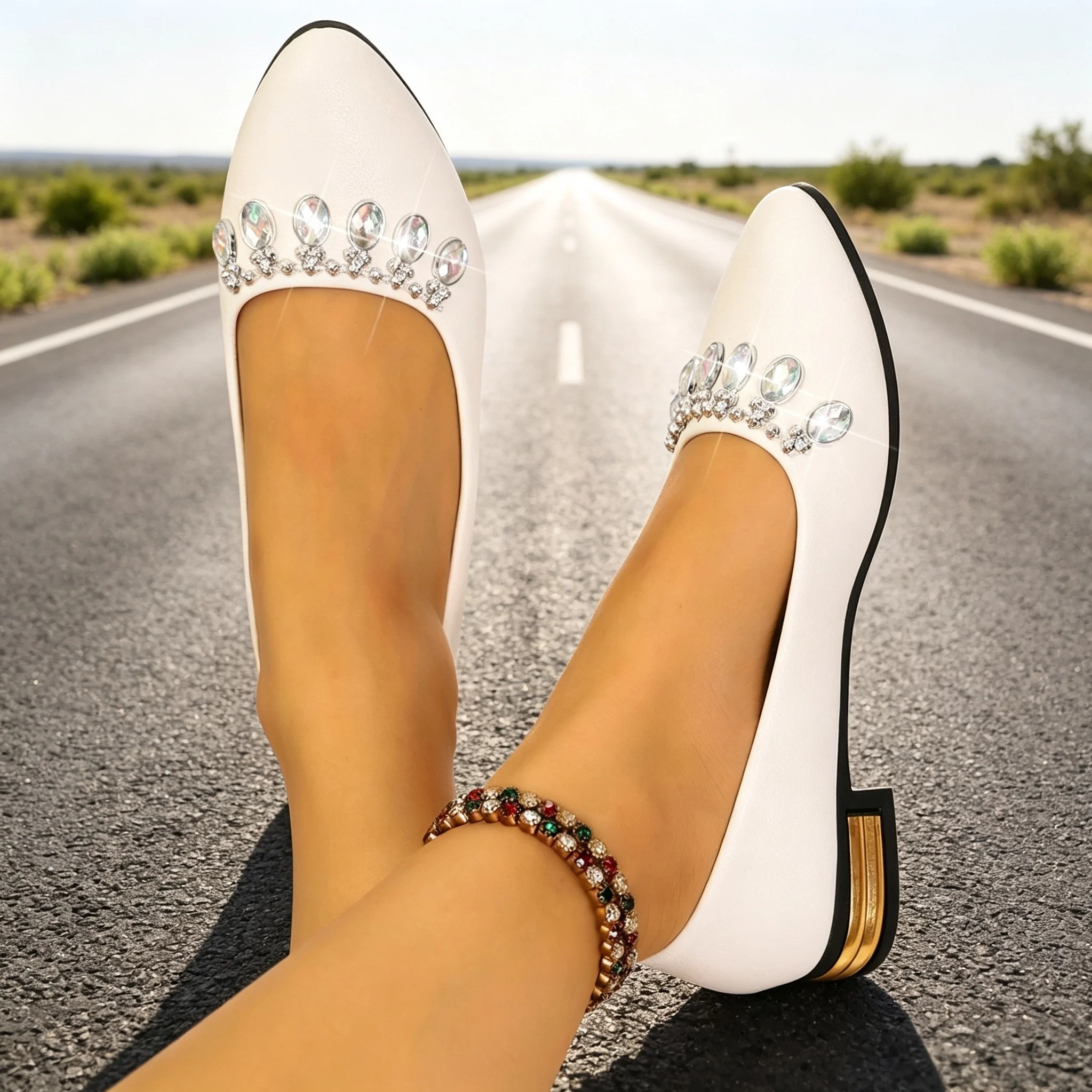 Women Flats Pointed Toe Ballet - Women'S Shoes Plus Size review and price
