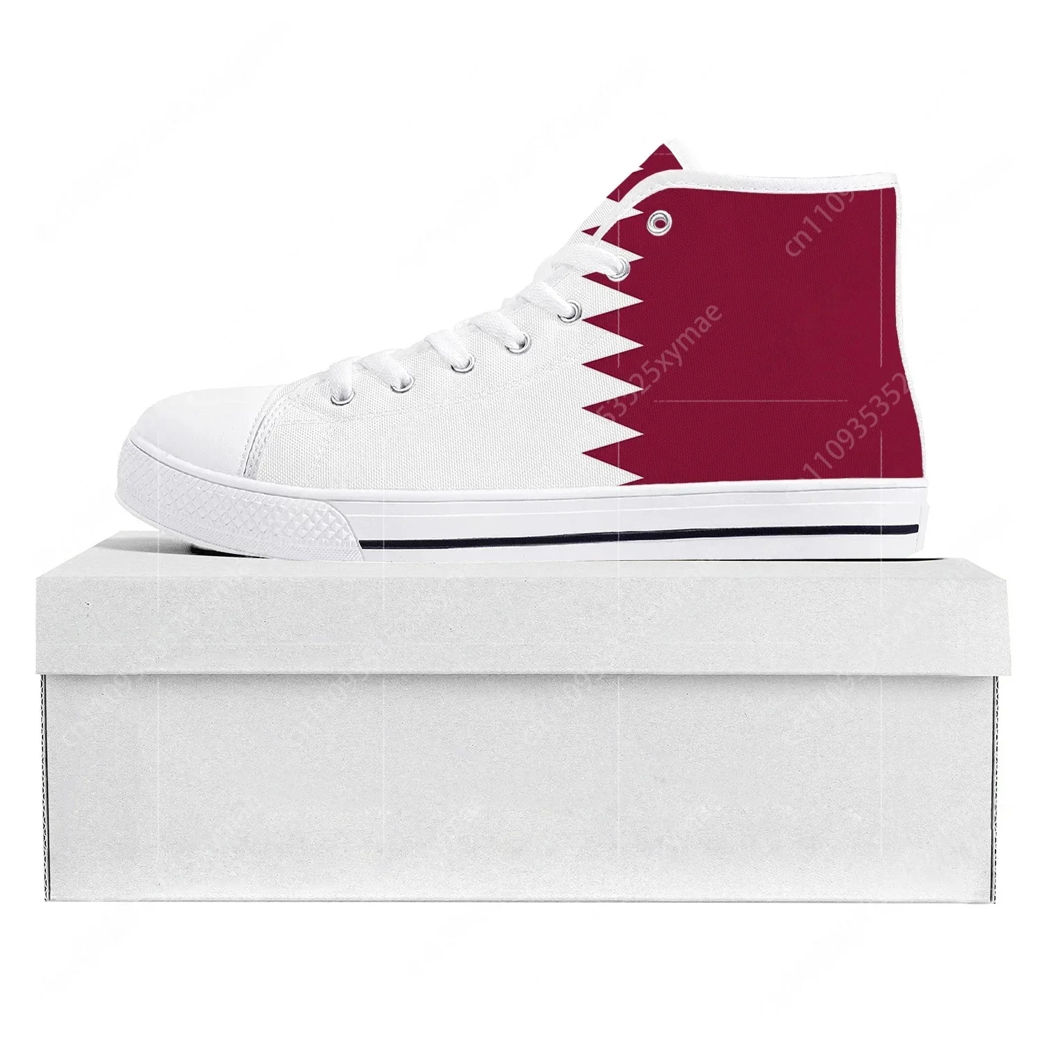 Qatar Flag High Top High Quali - Women Shoes Qatar review and price