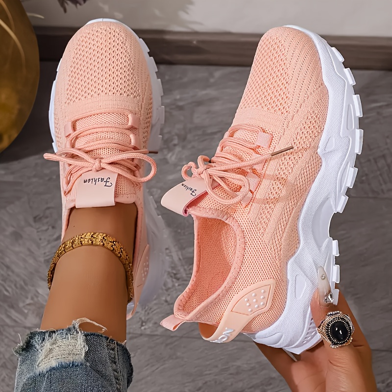 Breathable Knit Sneakers Fashi - Women'S Shoes Com review and price